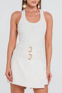 Short Saia Cali - Marfim