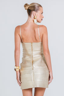 Vestido Divina - Gold