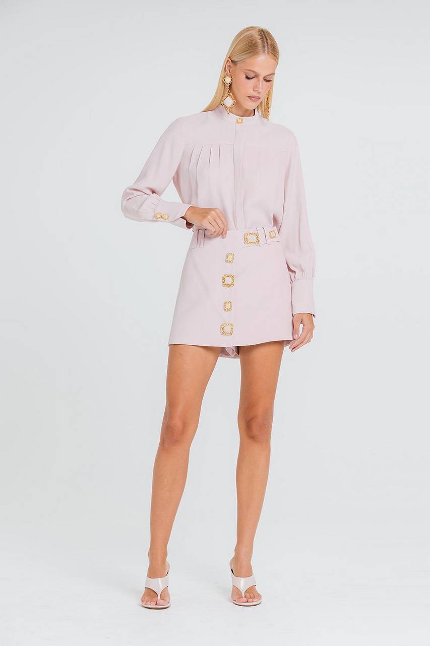 Short Saia Cleo - Pancake