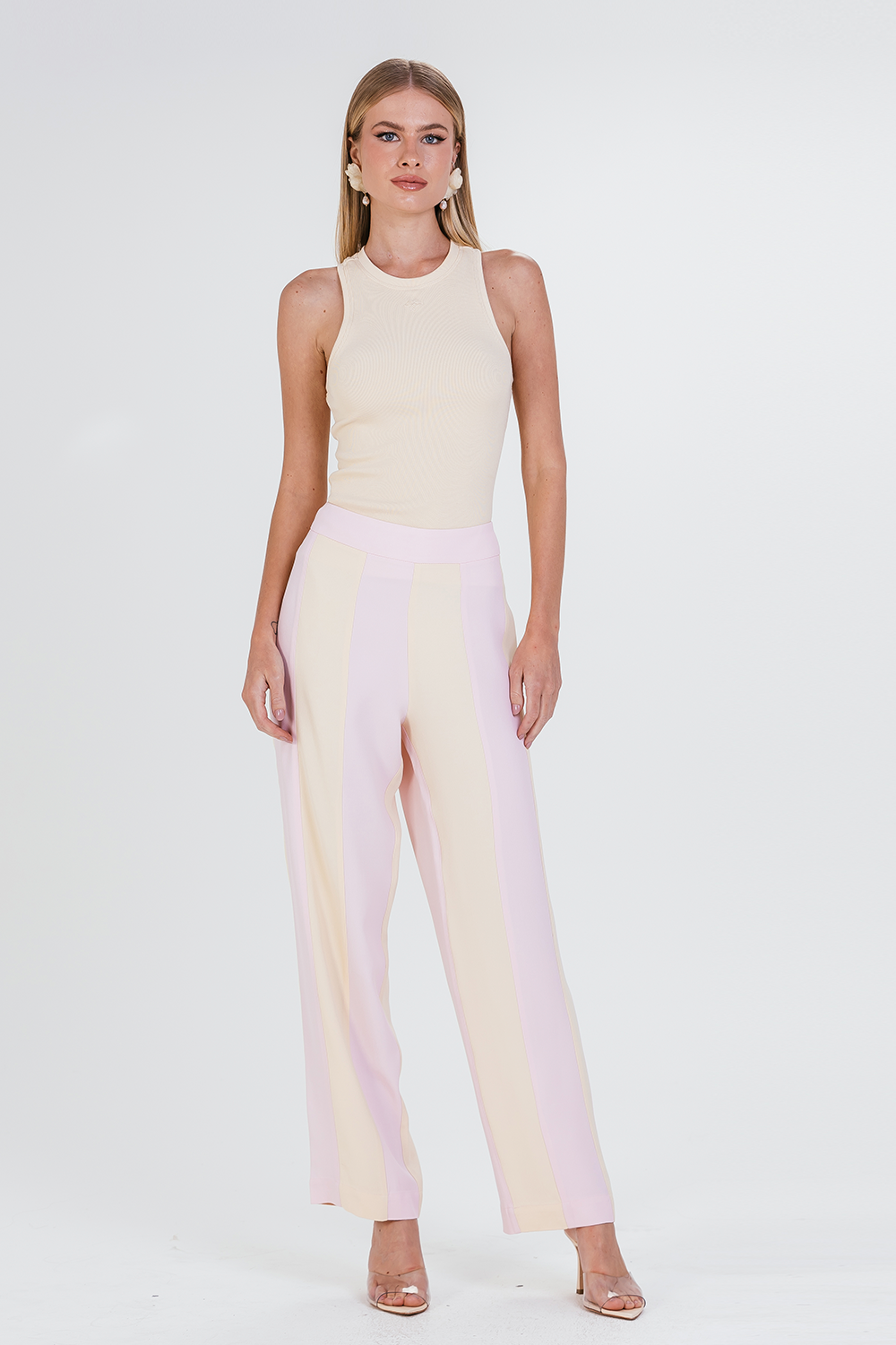 Calça Onda - Blush/banoffee