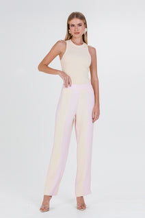 Calça Onda - Blush/banoffee