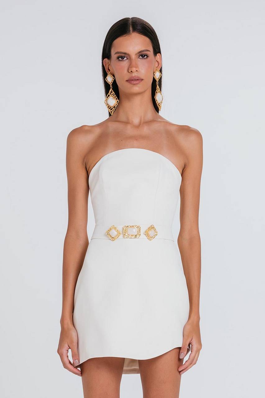 Vestido Raquel - Marfim