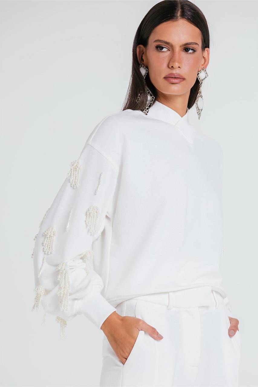 Moletom Nikita - Off White