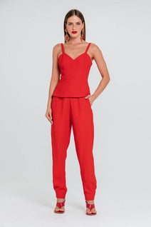 Top Antonella - Rouge