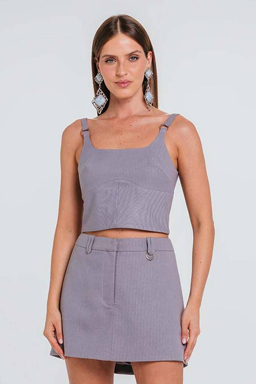 Short Saia Paloma - Mescla