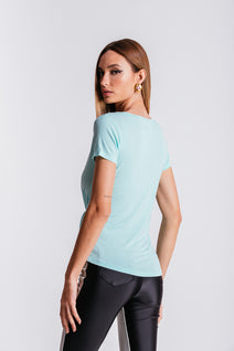 T-shirt Nó - Turquesa