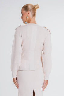 Cardigan Alira - Marfim