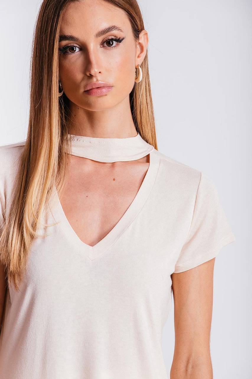 T-shirt Ana - Areia