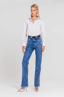Calça Suzete - Jeans Medio