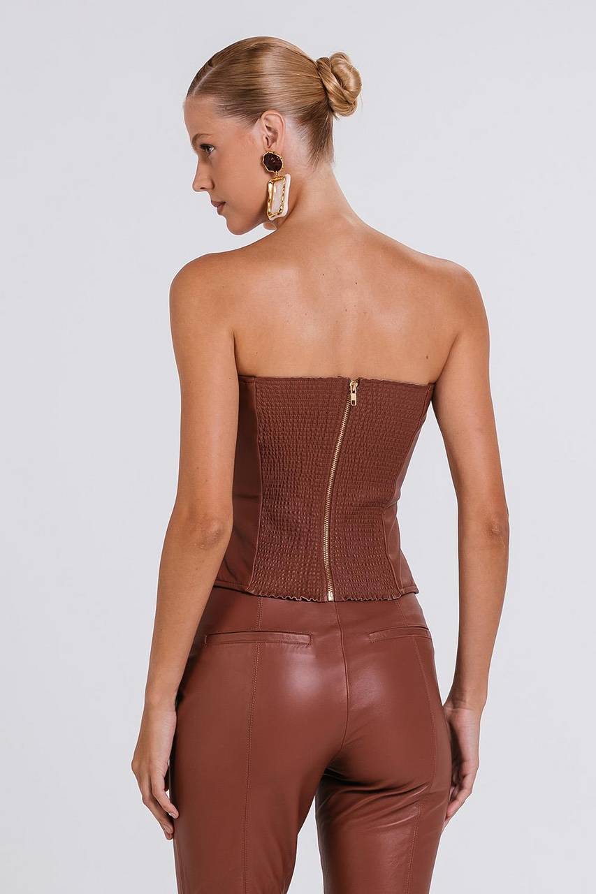 Top Elizete - Chocolate