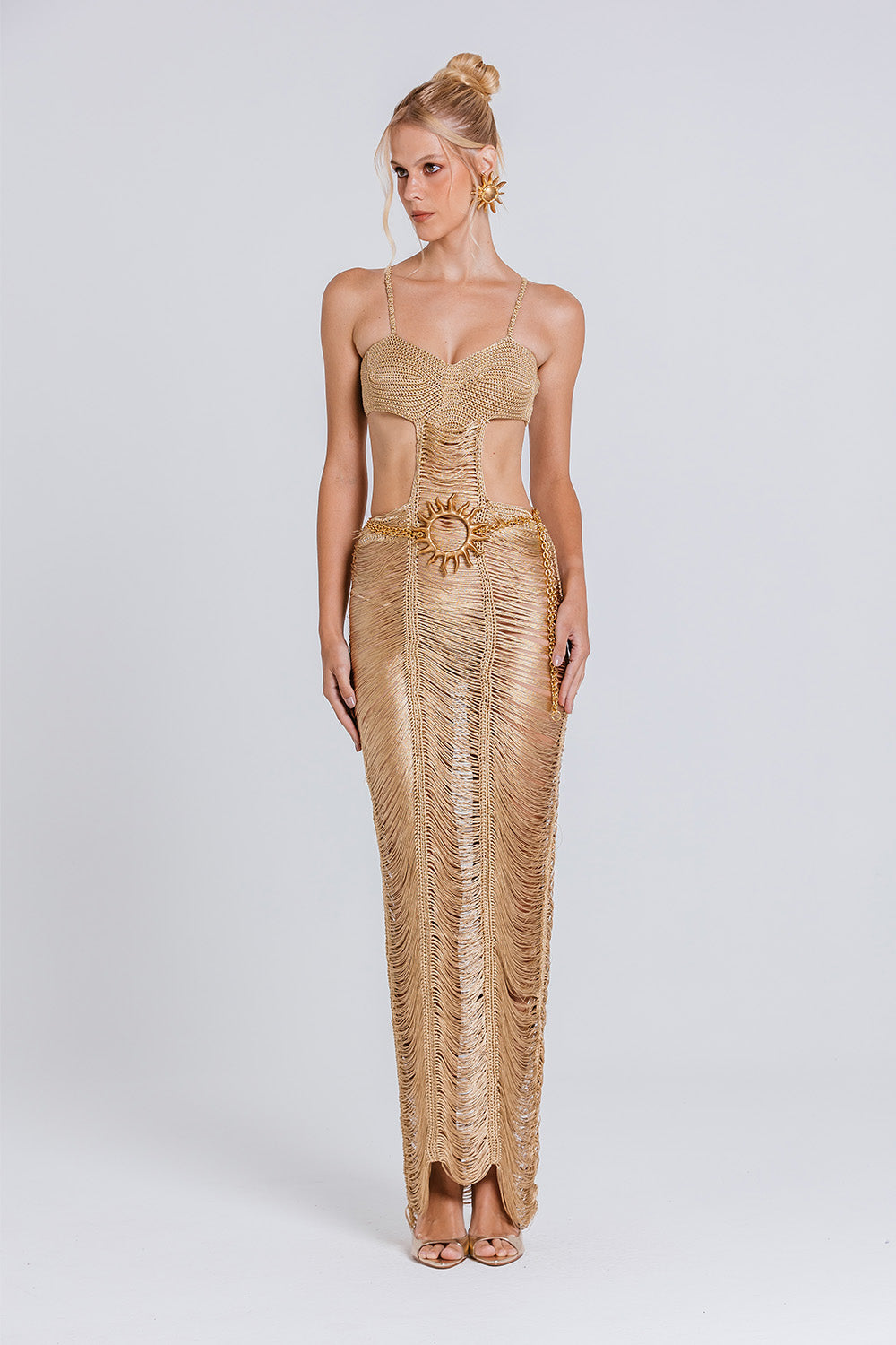 Vestido Natalia - Gold