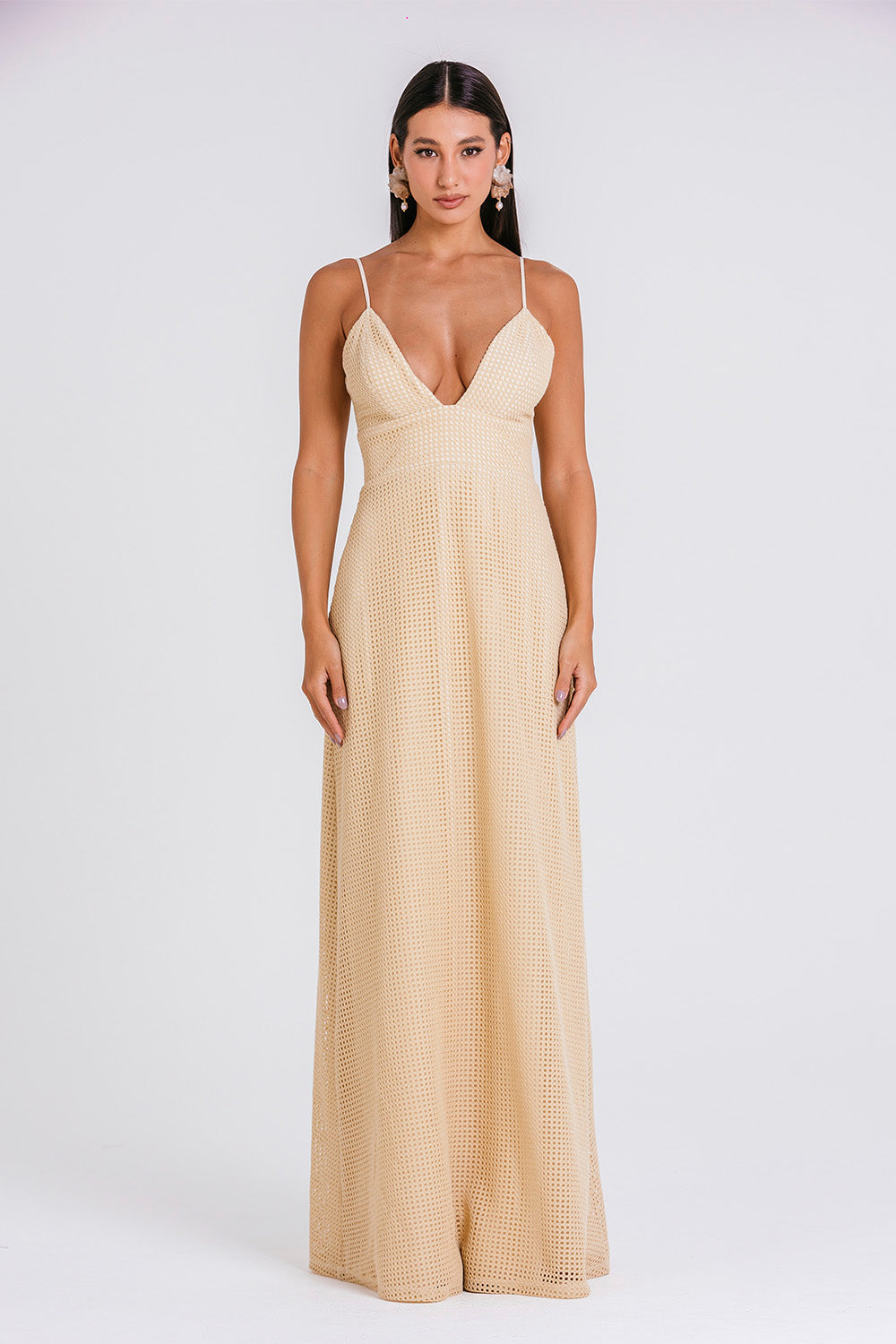 Vestido Harper - Areia