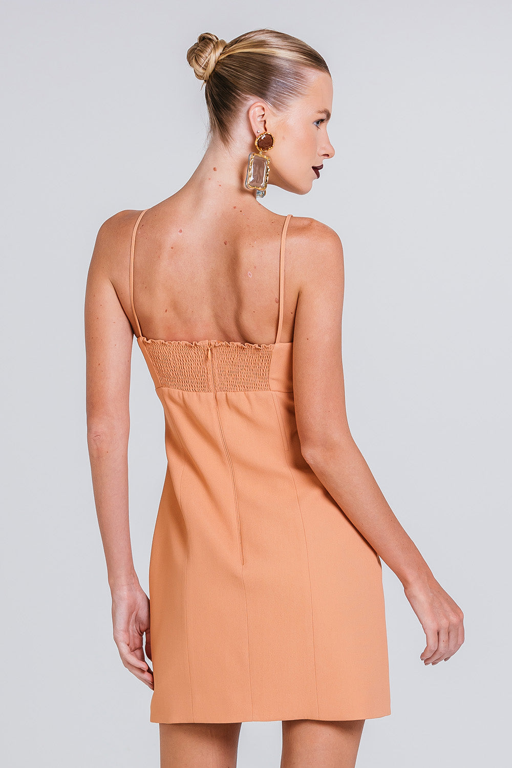 Vestido Isa - Terracota