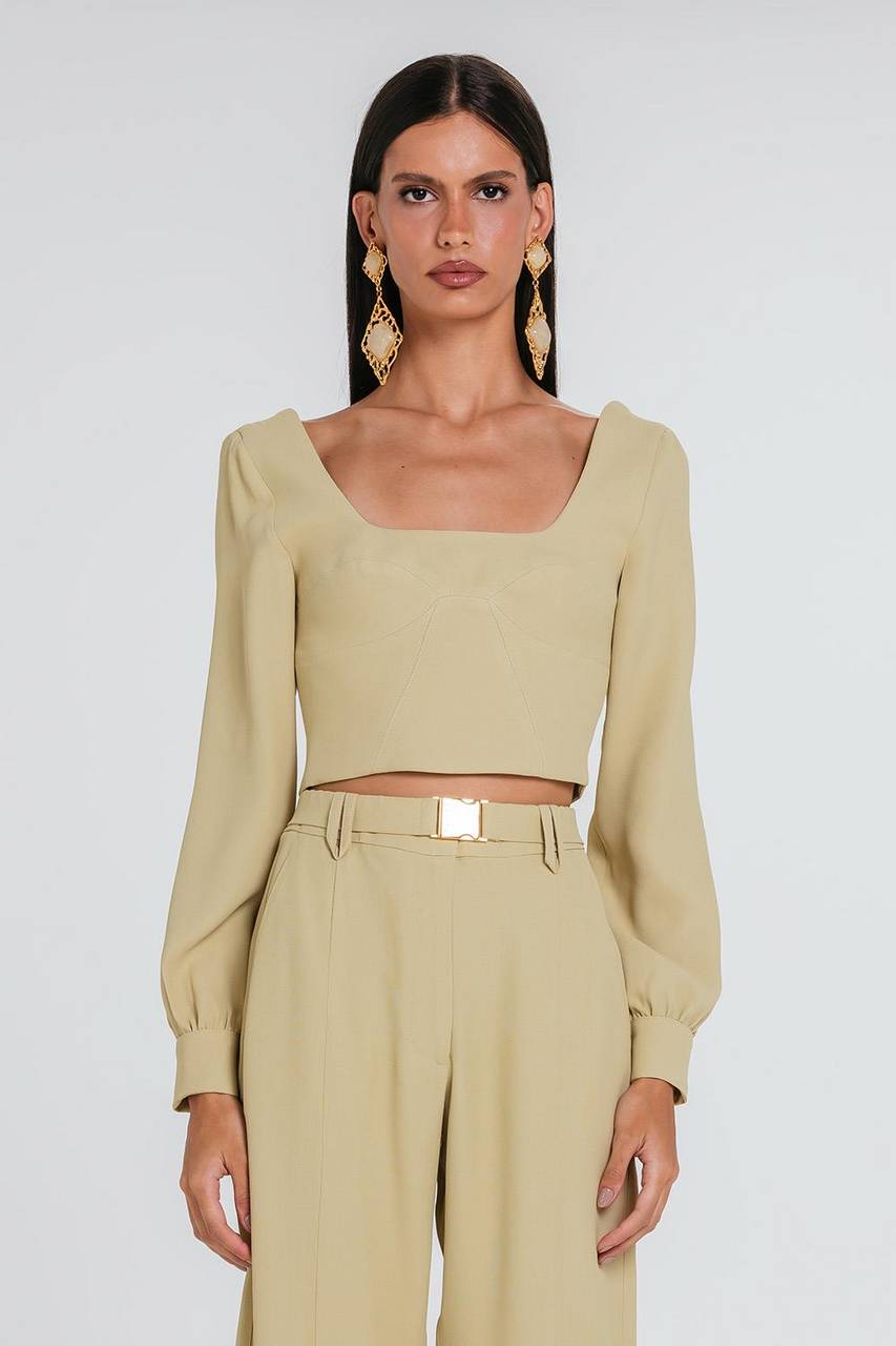 Blusa Beatrice - Sepia