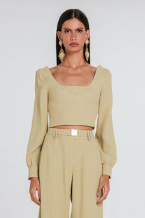 Blusa Beatrice - Sepia
