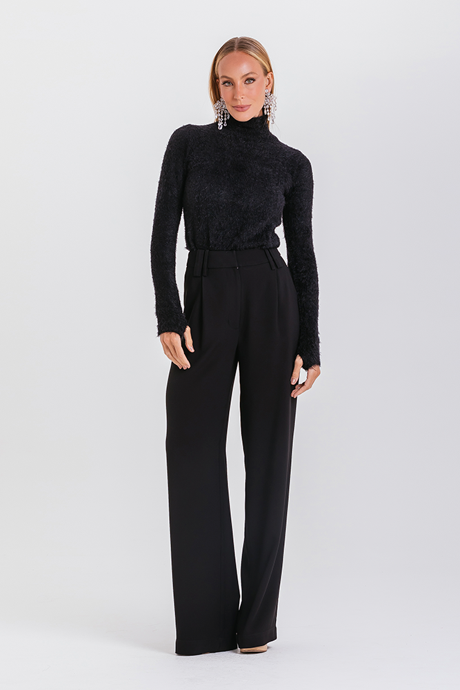 Tricot Rafi - Preto