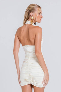 Vestido Temis - Areia