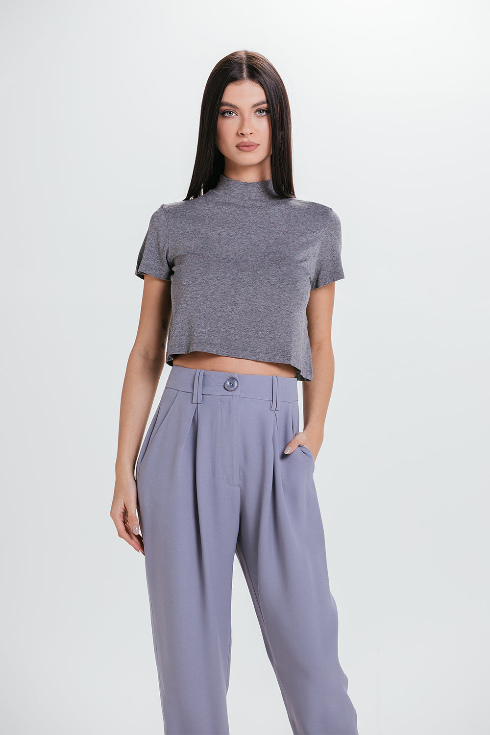 T-shirt Bel - Cinza