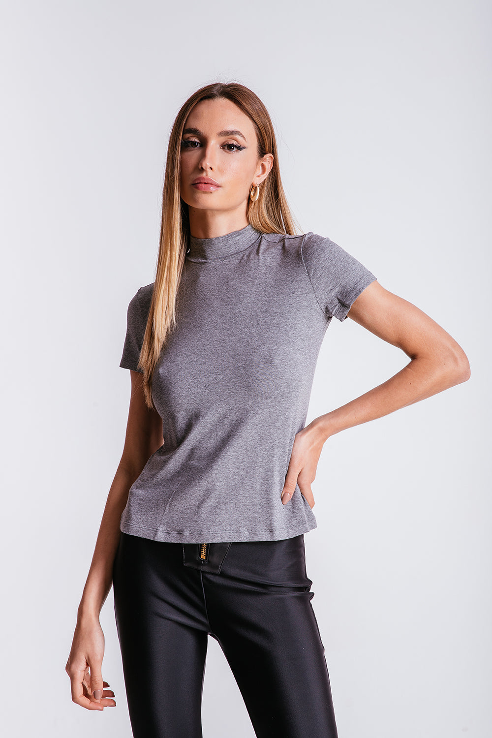 Blusa Vic - Cinza