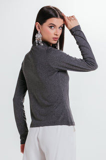 Blusa Enny - Chumbo