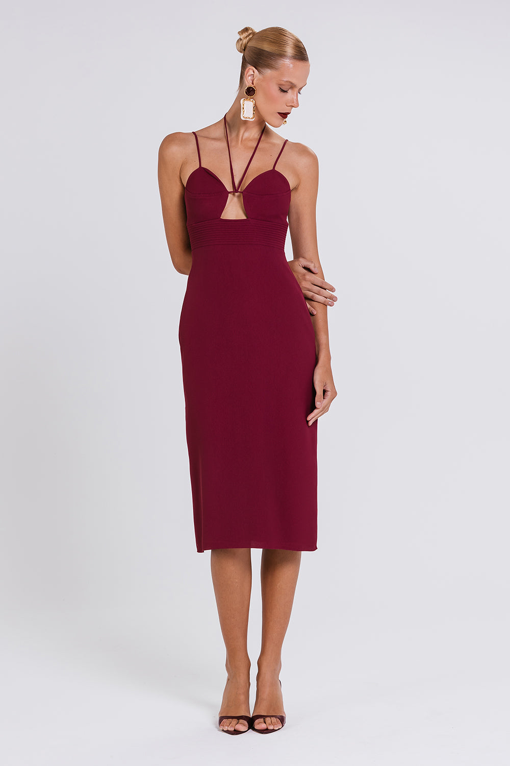 Vestido Nilza - Cabernet