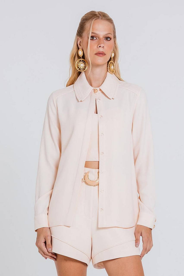 Camisa Isabela - Areia