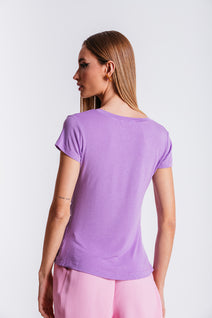 T-shirt Nó - Lilac