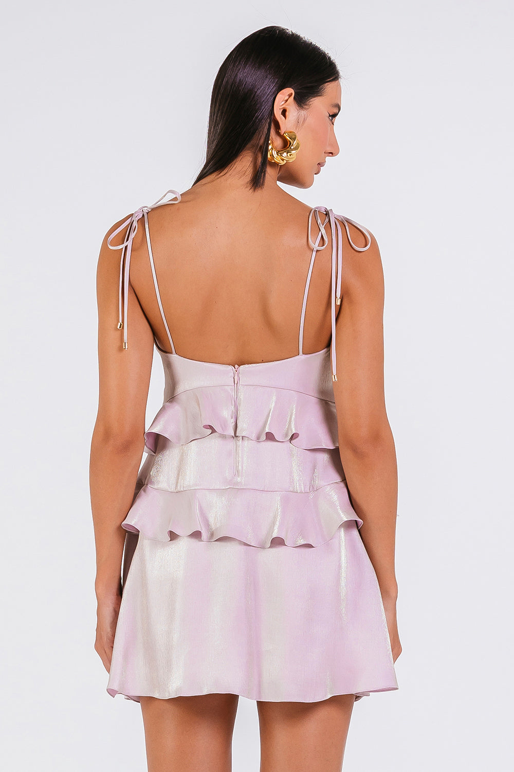 Vestido Lames - Champagne