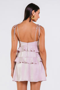 Vestido Lames - Champagne
