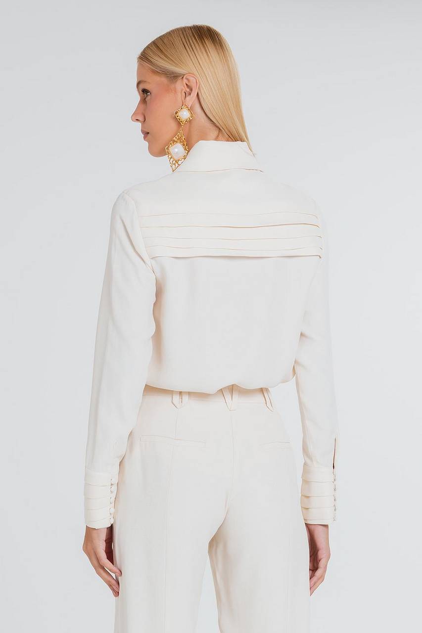Camisa Delfina - Marfim