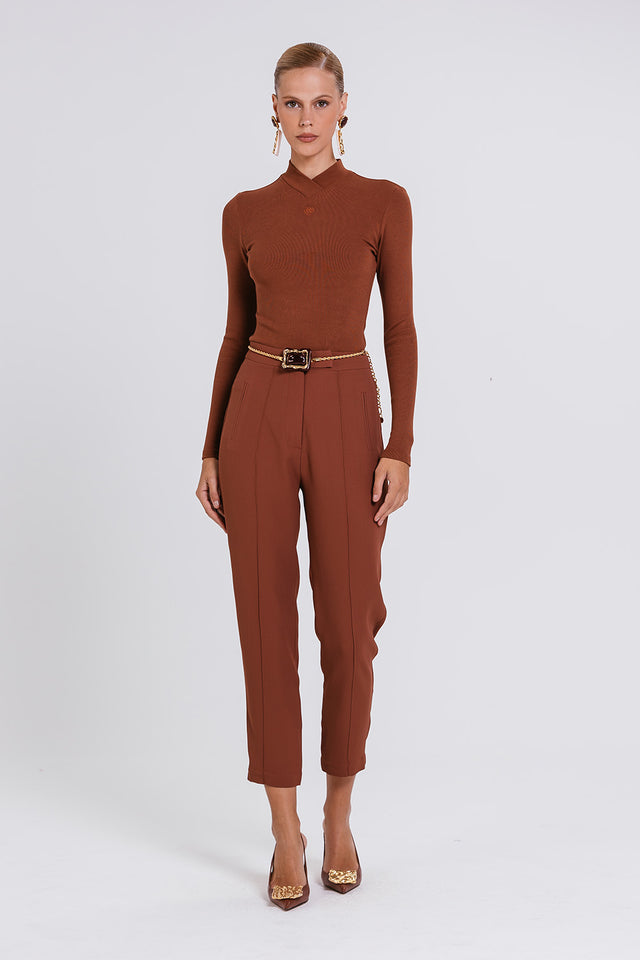 Blusa Samy - Chocolate