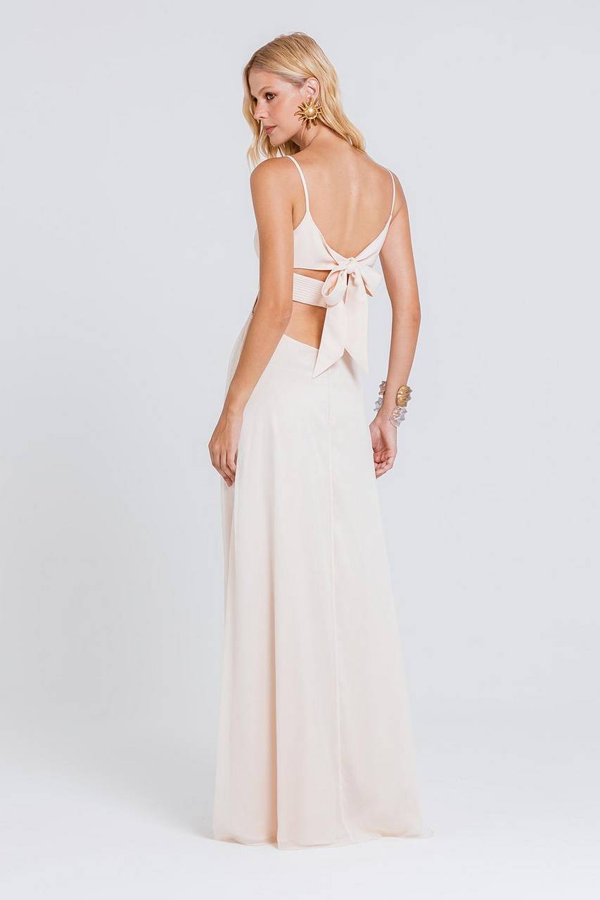 Vestido Cora - Areia