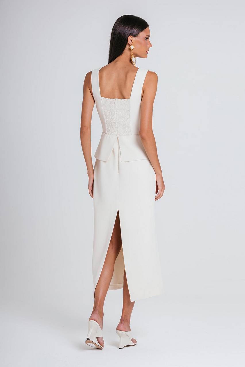 Vestido Cindy - Marfim