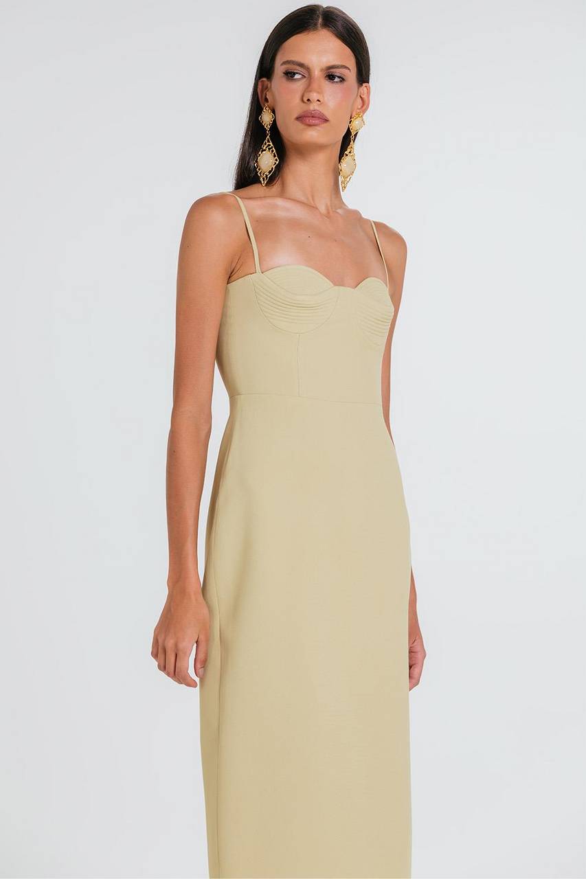 Vestido Iohara - Sepia