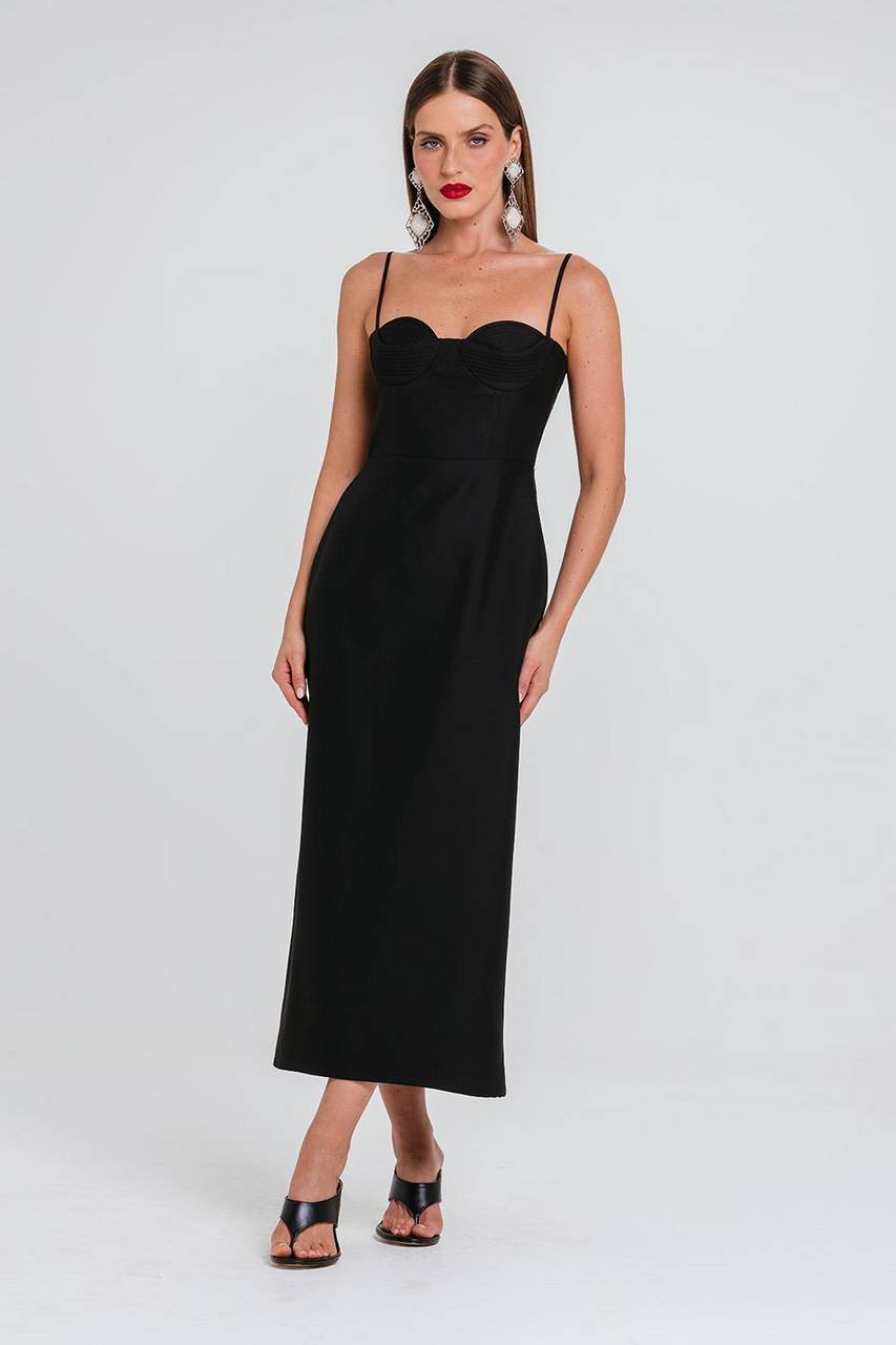 Vestido Iohara - Preto