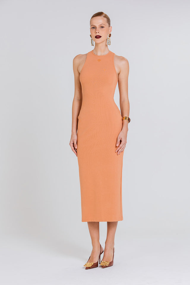 Vestido Angelina - Terracota