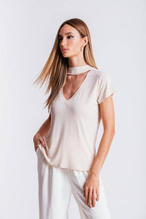 T-shirt Ana - Areia