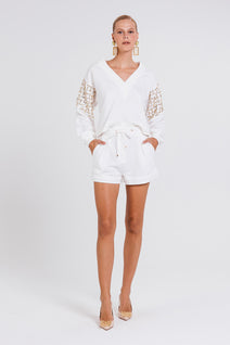 Moletom Laura - Off White