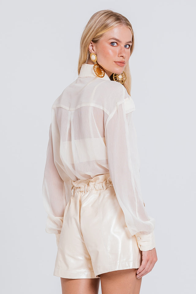Camisa Paola - Areia
