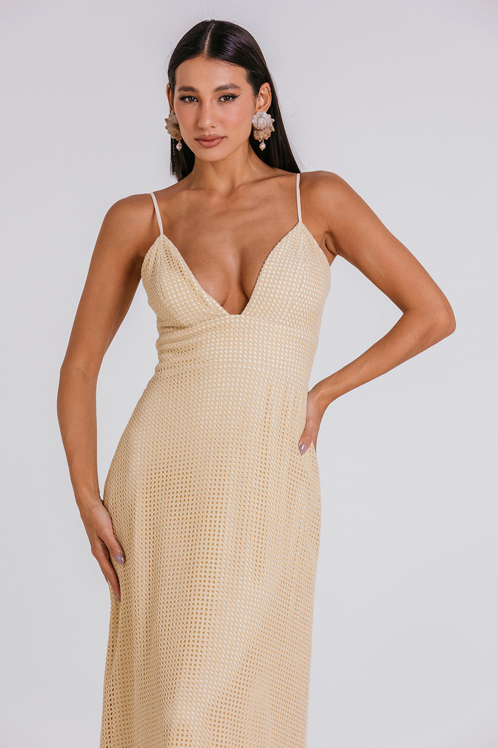 Vestido Harper - Areia