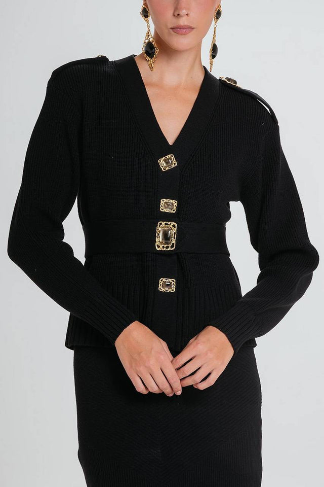 Cardigan Alira - Preto