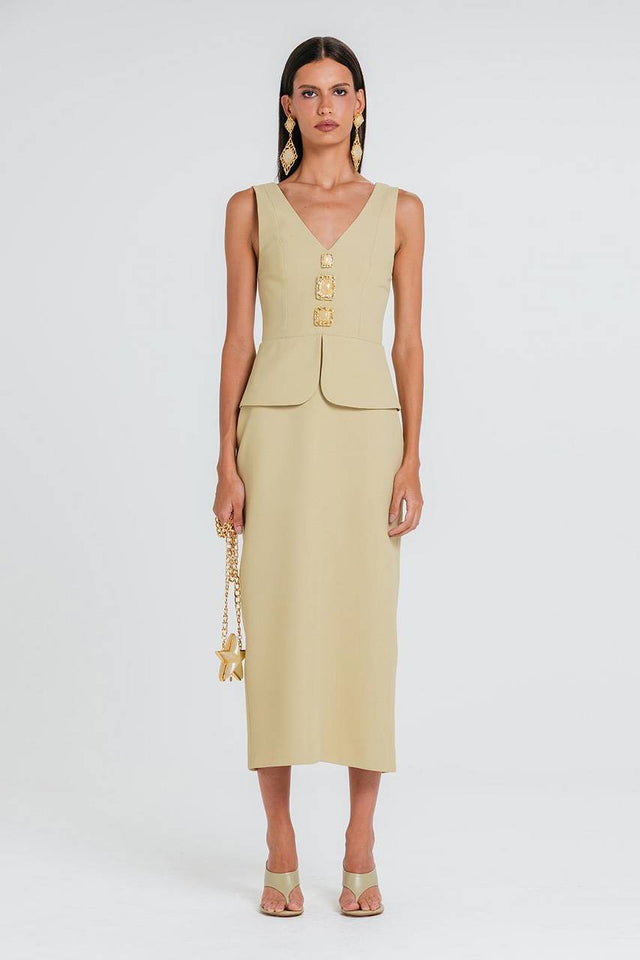 Vestido Cindy - Sepia