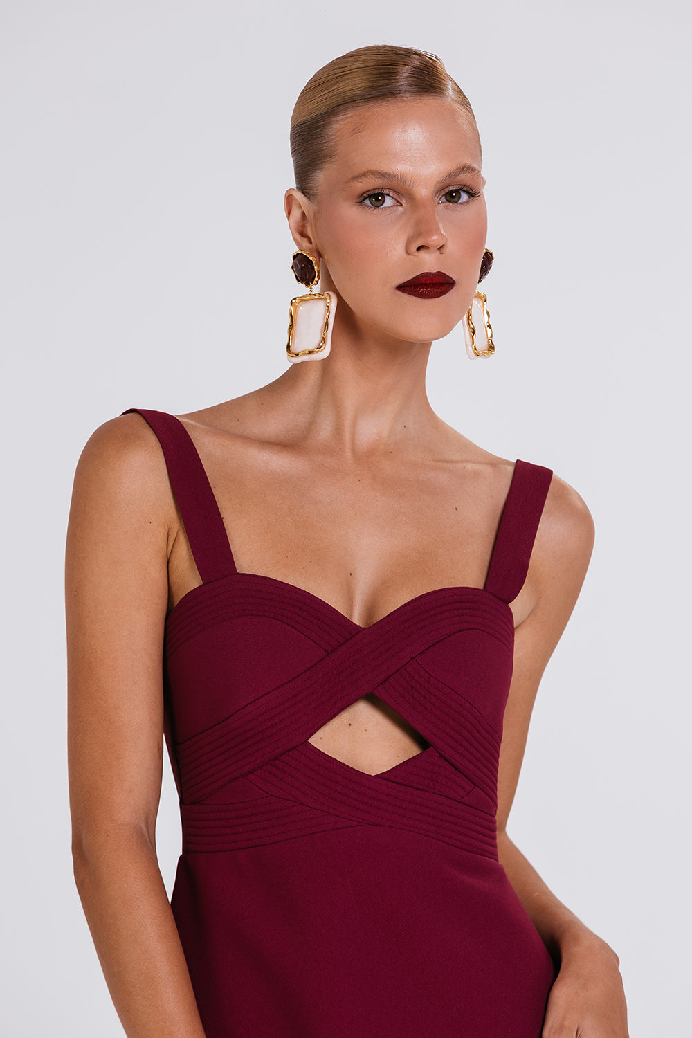 Vestido Caroline - Cabernet