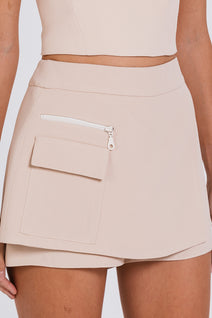 Short Saia Duda - Latte