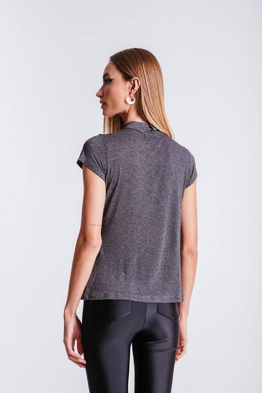 T-shirt Ana - Chumbo