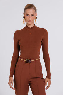 Blusa Samy - Chocolate