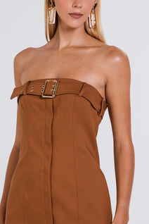 Vestido San - Chocolate