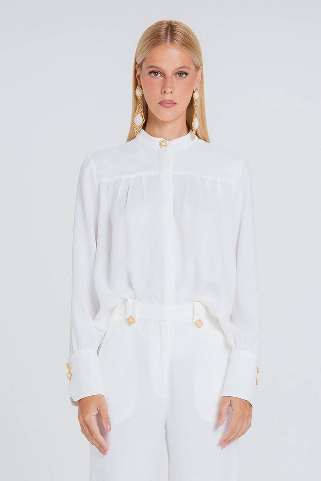 Camisa Duda - Off White