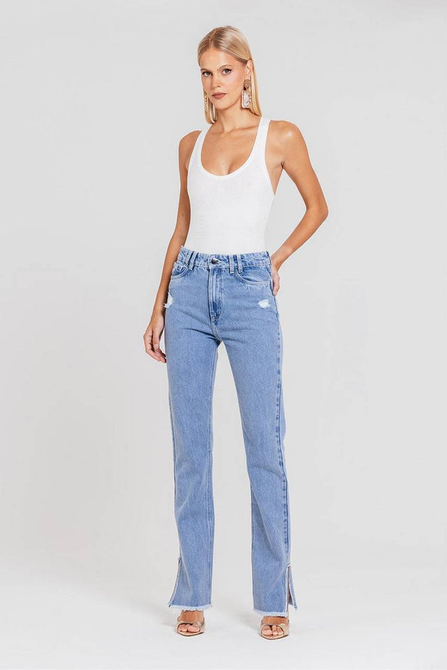 Calça Suzete - Jeans Claro