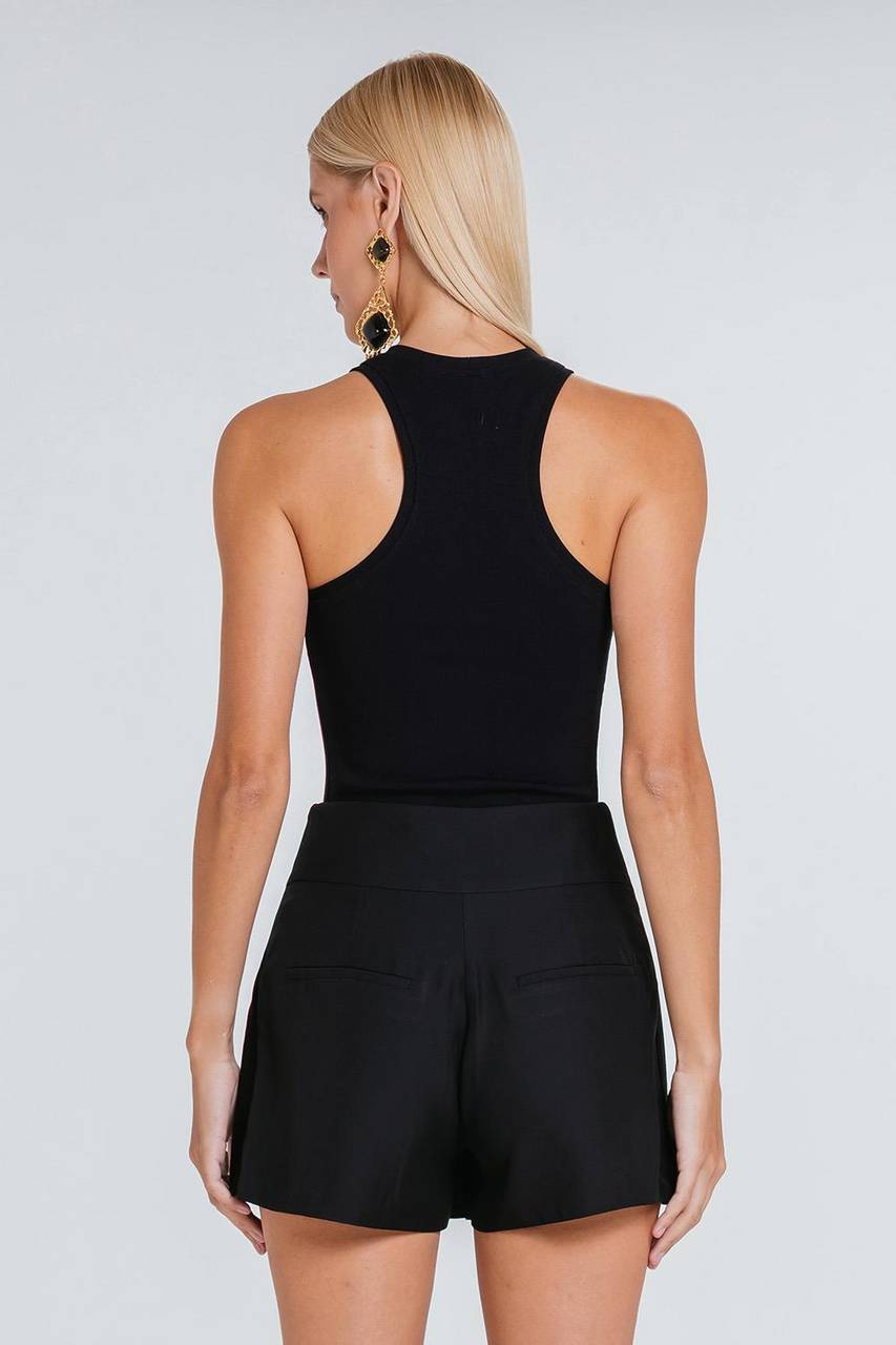 Short Saia Madelaine - Preto